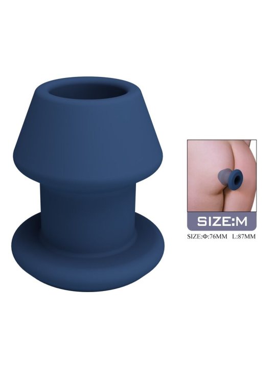MR PLAY JACK PLUG ANAL HUECO SILICONA AZUL TALLA M
