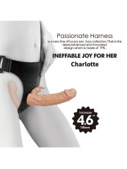 BAILE CHARLOTTE ARNES HOLLOW STRAP ON DOBLE PENETRACION NATURAL