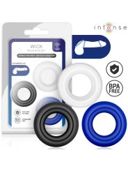 INTENSE WICK SET DE 3 ANILLOS VARIOS COLORES