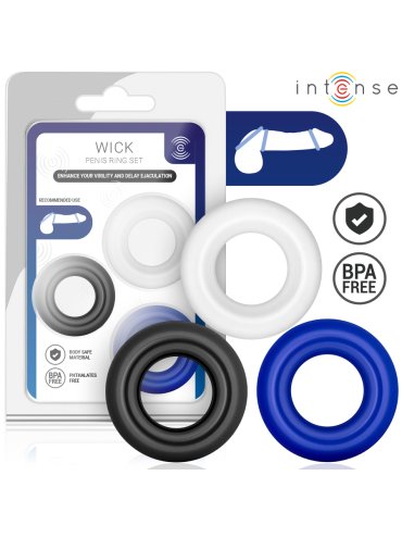 INTENSE WICK SET DE 3 ANILLOS VARIOS COLORES