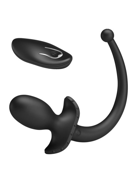 MR PLAY VIBRADOR ANAL Y PERINEAL CON CONTROL REMOTO INALAMBRICO NEGRO