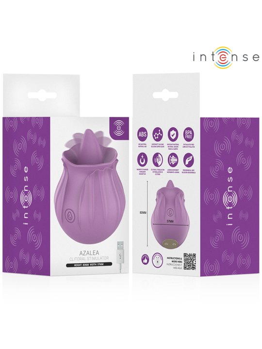 INTENSE AZALEA FLOR ESTIMULADOR LENGUA BASE MAGNETICA