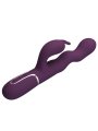 PRETTY LOVE VIBRADOR RABBIT LOURSEN CON MOVIMIENTO OSCILANTE Y 7 VIBRACIONES RECARGABLE USB MORADO