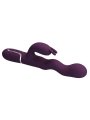 PRETTY LOVE VIBRADOR RABBIT LOURSEN CON MOVIMIENTO OSCILANTE Y 7 VIBRACIONES RECARGABLE USB MORADO