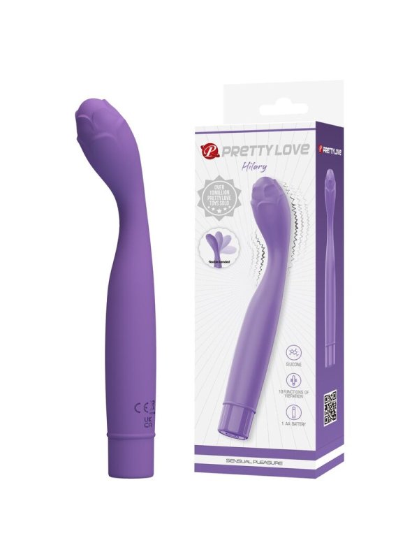PRETTY LOVE HENRY VIBRADOR FLEXIBLE PARA PUNTO G MORADO