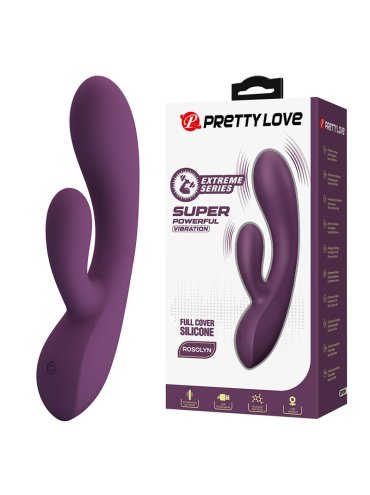PRETTY LOVE ROSOLYN VIBRADOR RABBIT RECARGABLE 10 FUNCIONES