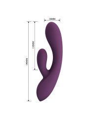PRETTY LOVE ROSOLYN VIBRADOR RABBIT RECARGABLE 10 FUNCIONES