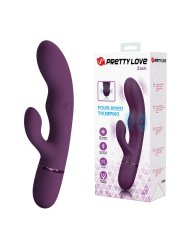 PRETTY LOVE ZACH VIBRADOR RABBIT RECARGABLE CON EMPUJE 55 FUNCIONES
