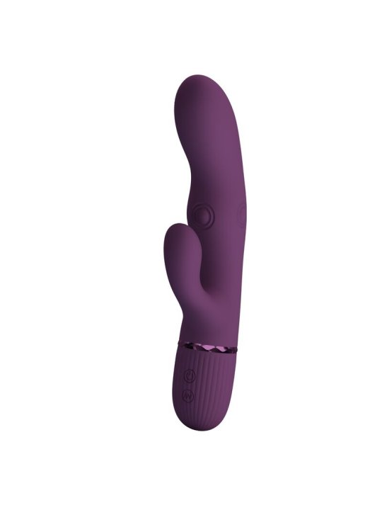 PRETTY LOVE ZACH VIBRADOR RABBIT RECARGABLE CON EMPUJE 55 FUNCIONES
