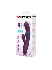 PRETTY LOVE ZACH VIBRADOR RABBIT RECARGABLE CON EMPUJE 55 FUNCIONES