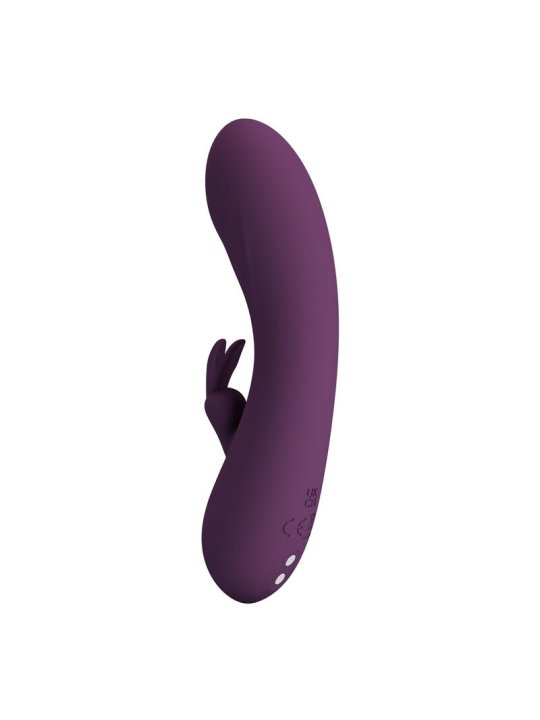 PRETTY LOVE LANDYN VIBRADOR RABBIT RECARGABLE 10 FUNCIONES MORADO