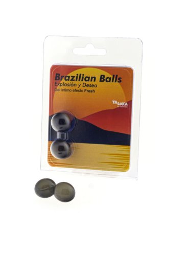 TALOKA BRAZILIAN BALLS GEL EXCITANTE EFECTO FRESCOR 2 BOLAS