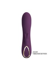 PRETTY LOVE LANDYN VIBRADOR RABBIT RECARGABLE 10 FUNCIONES MORADO