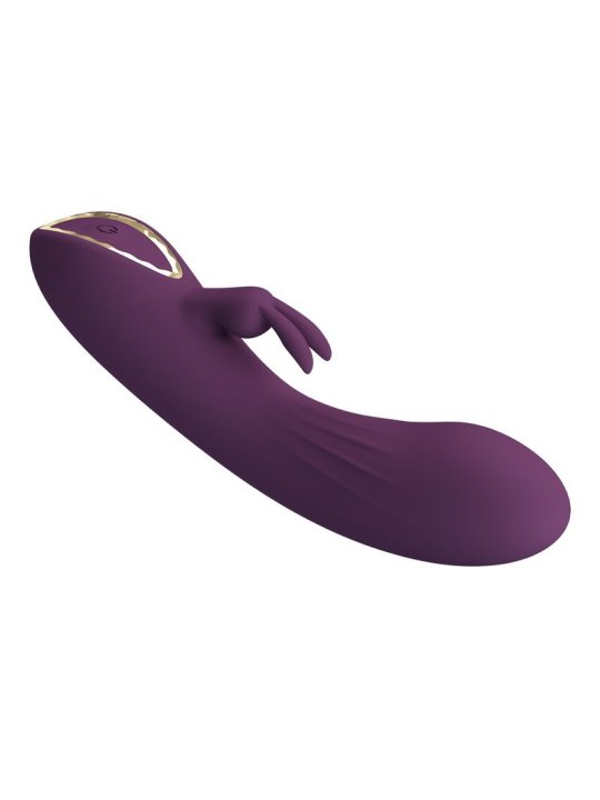 PRETTY LOVE LANDYN VIBRADOR RABBIT RECARGABLE 10 FUNCIONES MORADO