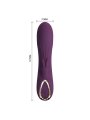 PRETTY LOVE LANDYN VIBRADOR RABBIT RECARGABLE 10 FUNCIONES MORADO