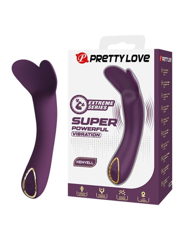 PRETTY LOVE KENYELL VIBRADOR RECARGABLE 10 FUNCIONES MORADO