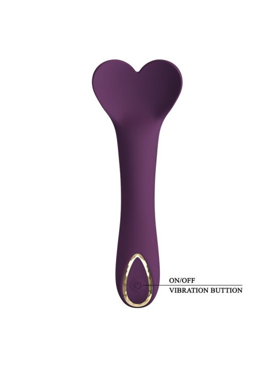 PRETTY LOVE KENYELL VIBRADOR RECARGABLE 10 FUNCIONES MORADO