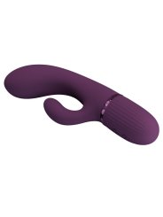 PRETTY LOVE MARGIE VIBRADOR RABBIT RECARGABLE 10 FUNCIONES MORADO