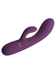 PRETTY LOVE MARGIE VIBRADOR RABBIT RECARGABLE 10 FUNCIONES MORADO