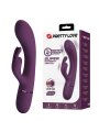 PRETTY LOVE ROCCO VIBRADOR RABBIT RECARGABLE 10 FUNCIONES MORADO