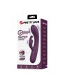 PRETTY LOVE ROCCO VIBRADOR RABBIT RECARGABLE 10 FUNCIONES MORADO