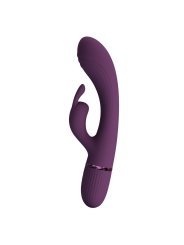 PRETTY LOVE ROCCO VIBRADOR RABBIT RECARGABLE 10 FUNCIONES MORADO