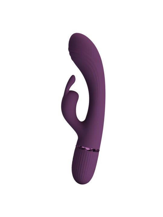 PRETTY LOVE ROCCO VIBRADOR RABBIT RECARGABLE 10 FUNCIONES MORADO