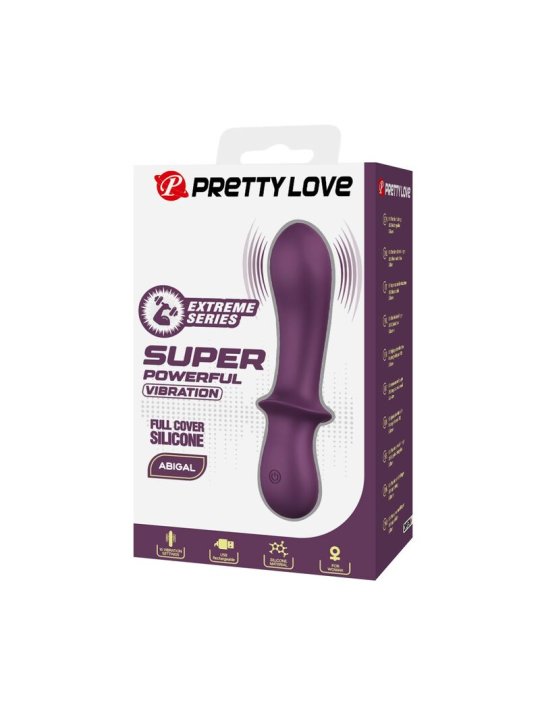 PRETTY LOVE ABIGAIL VIBRADOR RECARGABLE 10 FUNCIONES MORADO