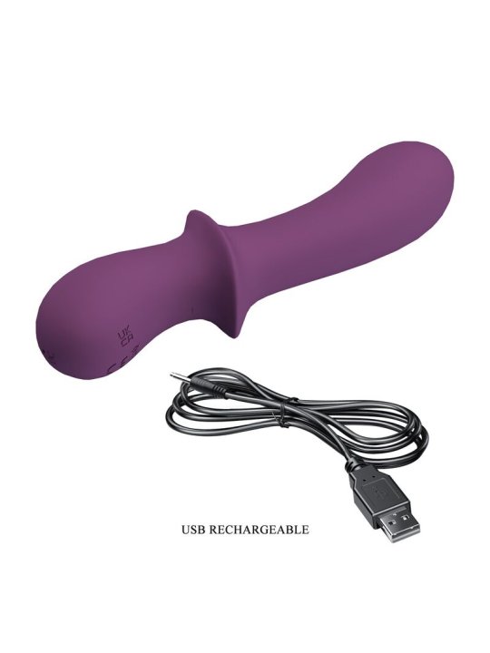 PRETTY LOVE ABIGAIL VIBRADOR RECARGABLE 10 FUNCIONES MORADO