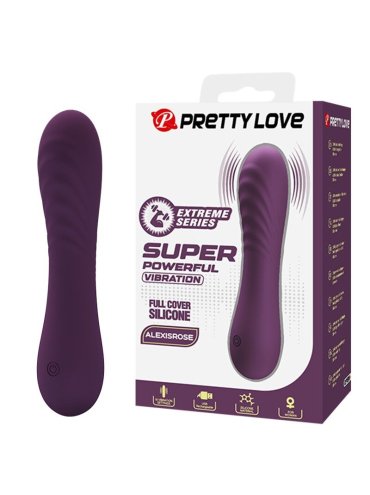 PRETTY LOVE ALEXISROSE VIBRADOR RECARGABLE 10 FUNCIONES MORADO