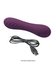 PRETTY LOVE ALEXISROSE VIBRADOR RECARGABLE 10 FUNCIONES MORADO