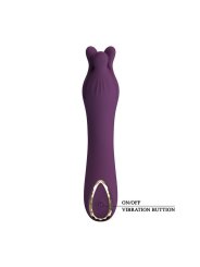 PRETTY LOVE LUNAO VIBRADOR RECARGABLE 10 FUNCIONES MORADO