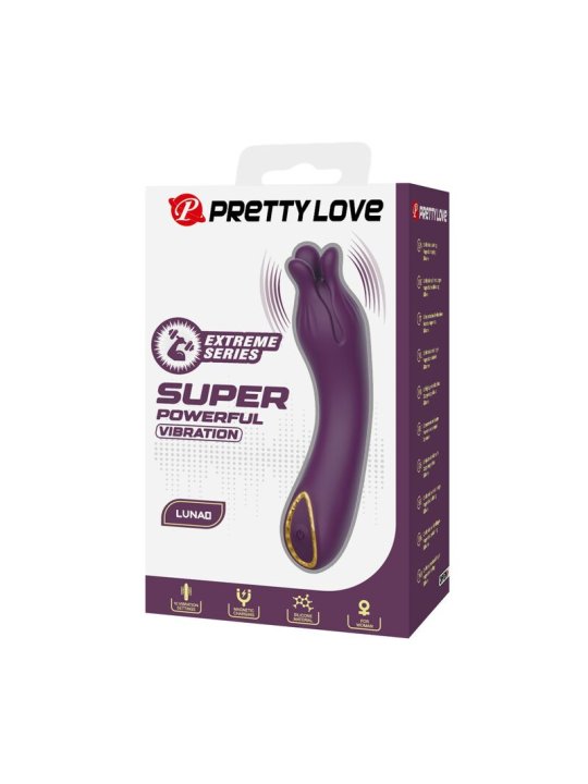 PRETTY LOVE LUNAO VIBRADOR RECARGABLE 10 FUNCIONES MORADO
