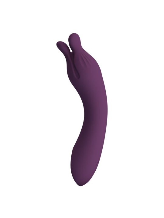 PRETTY LOVE LUNAO VIBRADOR RECARGABLE 10 FUNCIONES MORADO
