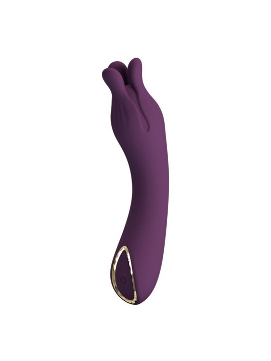 PRETTY LOVE LUNAO VIBRADOR RECARGABLE 10 FUNCIONES MORADO