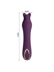 PRETTY LOVE LUNAO VIBRADOR RECARGABLE 10 FUNCIONES MORADO
