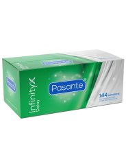 PASANTE DELAY INFINITY PRESERVATIVOS RETARDANTES CAJA 144 UNIDADES