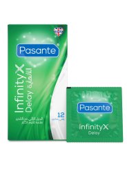 PASANTE DELAY INFINITY PRESERVATIVOS RETARDANTES 12 UNIDADES