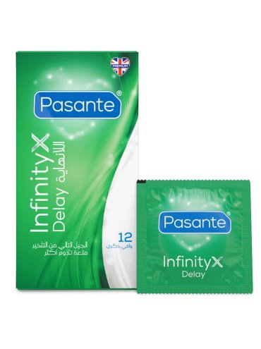 PASANTE DELAY INFINITY PRESERVATIVOS RETARDANTES 12 UNIDADES