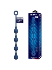 MR PLAY BOLAS ANALES SILICONA AZUL TALLA M 33 CM
