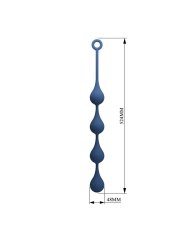 MR PLAY BOLAS ANALES SILICONA AZUL TALLA XL 525 CM