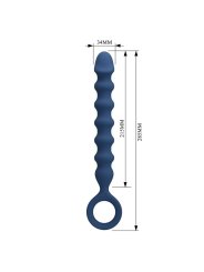 MR PLAY BOLAS ANALES Y PLUG ANAL SILICONA AZUL O 34 CM 285 CM