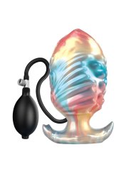 POWER MONSTERS EBON LEVIATHAN PLUG ANAL HINCHABLE FANTASIA TRICOLOR 18 CM
