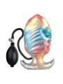 POWER MONSTERS EBON LEVIATHAN PLUG ANAL HINCHABLE FANTASIA TRICOLOR 18 CM