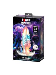 POWER MONSTERS EBON LEVIATHAN PLUG ANAL HINCHABLE FANTASIA TRICOLOR 18 CM