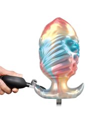 POWER MONSTERS EBON LEVIATHAN PLUG ANAL HINCHABLE FANTASIA TRICOLOR 18 CM