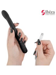 IBIZA VIBRADOR DE PUNTO G CON VIBRACION NEGRO