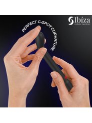IBIZA VIBRADOR DE PUNTO G CON VIBRACION NEGRO