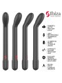 IBIZA VIBRADOR DE PUNTO G CON VIBRACION NEGRO