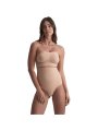 BYE BRA TANGA DE TALLE ALTO SIN COSTURAS BEIGE TALLA M
